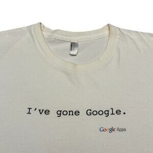 Vintage Google Tee Shirt Men's Large Y2k Google Apps Promo